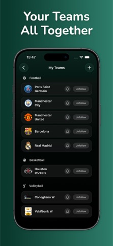 Your teams, all together